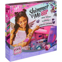 Shimmer Me Body Art con rodillo, 4 películas de efectos metalizados y 180 diseños, Manualidades características