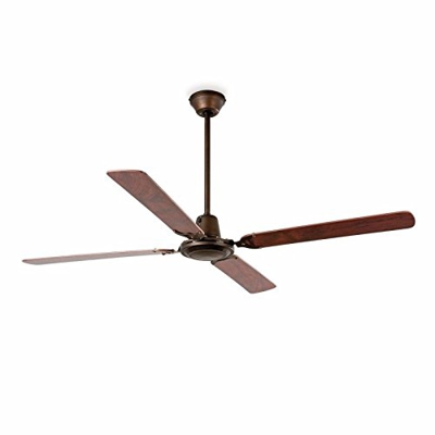 Ventilador de techo sin luz FARO MALVINAS 33111 marron 4 palas