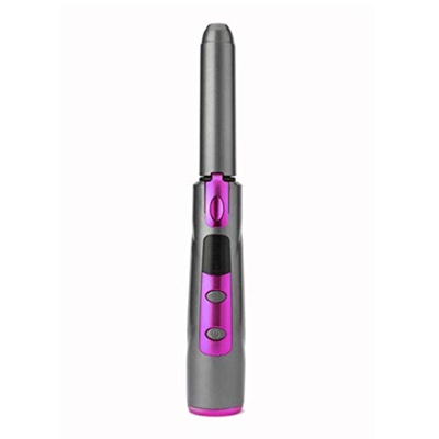 zcyg Rizador de Pelo Curling Pelo inalámbrica Wand, Esmalte de cerámica de Revestimiento Temperatura Constante de Carga USB Rodillo y de Doble Uso del