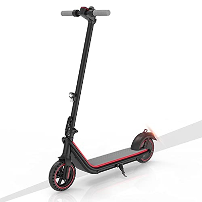 Patinete Eléctrico para Adultos, Scooter Eléctrico Plegable de 380 W con y Modo de 3 Velocidades, E-Scooter para Desplazamientos con Pantalla LCD