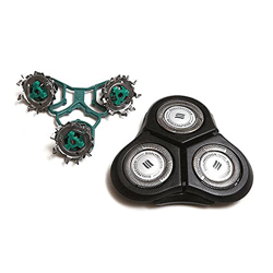 1 pieza para afeitadora de hombre RQ11, afeitadora eléctrica para Philips RQ1150 / RQ1131 / RQ1180 cabezal de repuesto completo características
