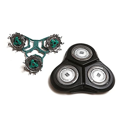 1 pieza para afeitadora de hombre RQ11, afeitadora eléctrica para Philips RQ1150 / RQ1131 / RQ1180 cabezal de repuesto completo