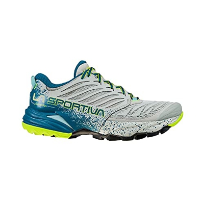 LA SPORTIVA Akasha Woman, Zapatillas de Trail Running Mujer, Gris Azul, 38.5 EU