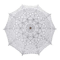 TopTie Paraguas de encaje Parasol Boda Nupcial fotografía para la Decoración de Disfraces de Halloween Accesorios precio