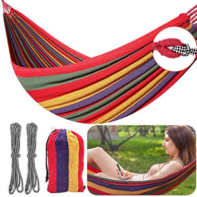 YLX Hamaca, Ligera Hamaca Portátil de Viaje para Camping con Bolsa de Transporte para IR de Excursión a la Playa (74 x 43inch)