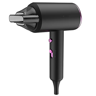 HQ2 Secador de Pelo Profesional, 400W Potente secador de Pelo iónico, Ajuste de Cuatro velocidades, Mudo bajo, radiación Baja, múltiples Protecciones,