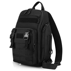 G-raphy 2 in 1 Mochila de Bandolera Mochila Táctical Mochila de Pecho Bolso Cruzado Mochila de Hombro Estilo Militar Impermeable para Pescar Caza Corr en oferta