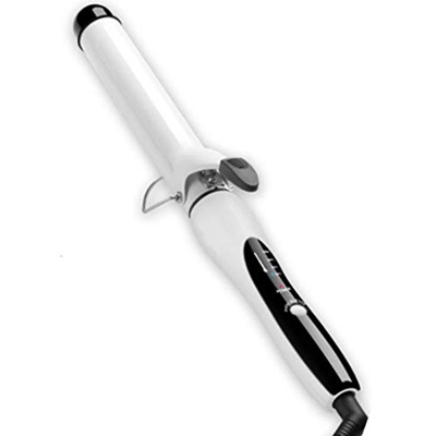 zcyg Rizador de Pelo Rizador de Pelo con Revestimiento de turmalina de cerámica y Punta con Aislamiento térmico, 4 ajustes de Calor 100 ℃ -220 ℃ Pinza