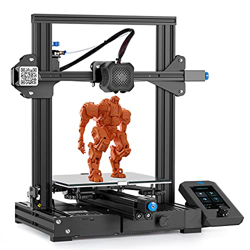 Creality Ender 3 V2 Impresora 3D, Placa Base Silenciosa, Fuente de Alimentación MeanWell, Plataforma de Vidrio Carborundum, Nueva Interfaz de Usuario, en oferta