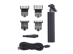 BEPER Cortadora de Cabello de precisión Recargable, Acero Inoxidable, Negro, pequeño en oferta
