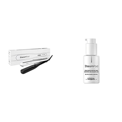 L'Oreal Professionnel - Steampod 3.0, Plancha de Pelo de Vapor Profesional, Menor Daño que una Plancha Convencional, Enchufe Europeo + Sérum Steampod  precio