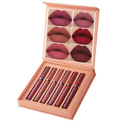 GL-Turelifes Kit de lápices labiales mate de 6 piezas, set de lápiz labial líquido aterciopelado Brillo labial impermeable Copa antiadherente Colores  precio