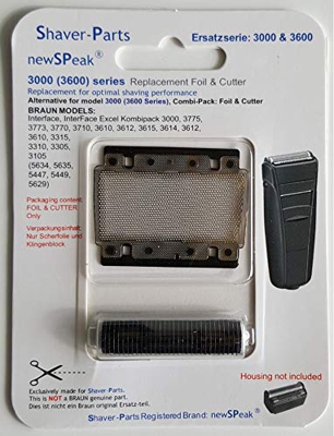 Lámina de afeitar alternativa Braun 3000 (3600) Series (este no es un artículo original de Braun).