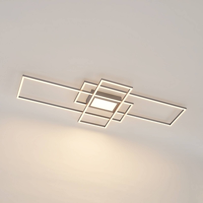 Lindby Caitlin plafón LED, níquel
