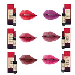 Wine Lip Tint 6 Colors/Set Wine Lipstick Matte Long Lasting Waterproof Lip Tint Natural Liquid Lipstick for Women Cosmetics (1 SET) precio