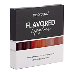 lencyotool 6 Colores Set De Pintalabios Brillante Lápiz Labial De Larga Duración Lápiz Labial Hidratante Brillo De Labios De Riego Labio Hidratante Hi características