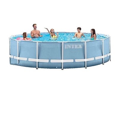 piscina Soporte, Parque Agua Familia Super Large Hogar, Grande Piral Grande, Plegable (Color : Blue, Size : 366 * 76cm)