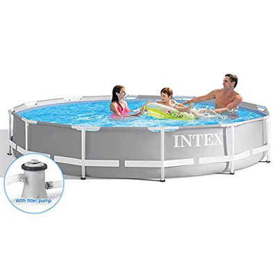 piscina, Soporte, Plegable Grande para niños en el hogar, Parque acuático Espesado al Aire Libre. (Color : Blue, Size : 366 * 76cm)