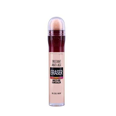 Maybelline New York Corrector de efecto instantáneo antiedad con aplicador de microborrador n.º 95 Cool Ivory 6,8 ml