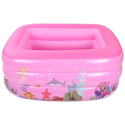 Surebuy Suministros para Piscinas, Hermosa Piscina de baño Inflable Material Premium fácil de Instalar para Exteriores características