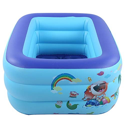 Surebuy Piscina Plegable, plástico de Piscina para el Cabrito de los niños para el Patio casero del jardín