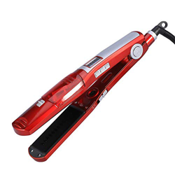 【Cadeau d'Avril】Plancha para alisar el cabello de 50Hz, plástico + plancha de pelo eléctrica de cerámica, herramienta profesional de peluquería, herra características