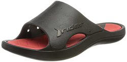 Rider Bay X Ad-Nos, Sandalia Hombre, Negro y Rojo, 44 EU en oferta