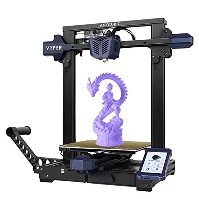ANYCUBIC Vyper - Impresora 3D, impresión 3D FDM con nivelación automática actualizada, con cama de impresión magnética de acero para muelles, extrusor