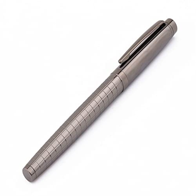 DFHTR Pluma Estilográfica Gris Ancho De Línea 0,7-2,9 Mm Plumas Estilográficas para Escribir Pluma Estilográfica De Oficina para Estudiantes