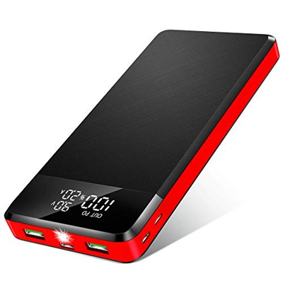ORITO 26800mAh Power Bank USB C PD18W & QC3.0 Rápido Cargador Portátil, Bateria Externa Móvil Gran Capacidad con 3 Entradas y 3 Salidas y Pantalla LCD
