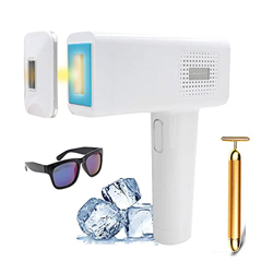 MMingx 4 en 1 IPL Depilador de depilación Epilator Permanente Bikini Trimmer Depilador eléctrico Un láser (Color : White with Bar) en oferta