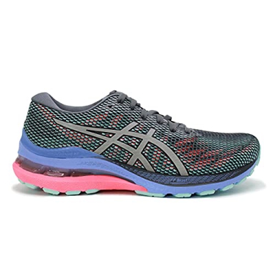 ASICS Gel-Kayano 28 Lite-Show, Zapatillas de Running Mujer, Carrier Grey Pure Silver, 40 EU