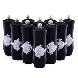 Allwon - 10 tubos negros vacíos para pintalabios, contenedor de bálsamo labial para bricolaje (tubo redondo) características