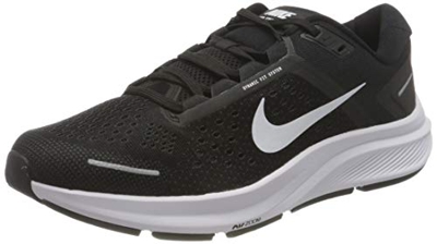 Nike Air Zoom Structure 23, Running Shoe Hombre, Black/White-Anthracite, 42 EU