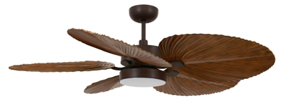 Ventilador de Techo Energiespar Mando a Distancia LED Lámpara Bali Bronce 132CM