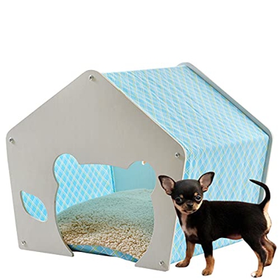 PPGE Home Casas para Perros Chica, Casita Perro Pequeño, Casita Perro Mini Pequeño, Iglu para Gato, Cama para Mascotas Pequeñas, Casa para Perros Gato
