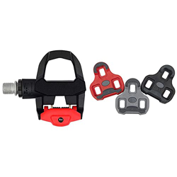 LOOK Pedales Carretera Keo Classic 3 Negro/Rojo (Par De 2 Unidades) + Cala para con Tornillos Keo-Grip Gris (Juego) precio