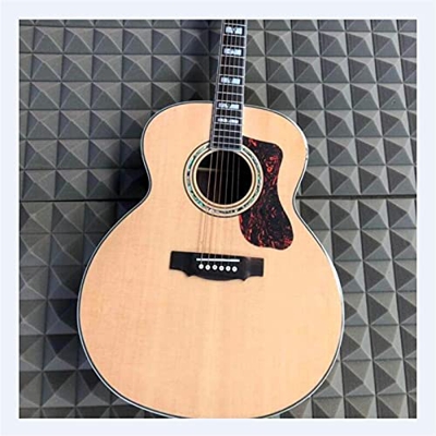 MLKJSYBA 6 Cuerdas F50 Solid Top Acústico Acústico Guitarra Natural Guild Guild Acoustic Guitarra Eléctrica (Color : Guitar, Size : 43 Inches)