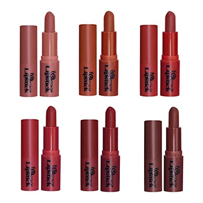 Montloxs HengFang Matte Lipstick Kit 6 colores Juego de lápiz labial Antiadherente Colección de labios impermeable de larga duración Fácil de colorear