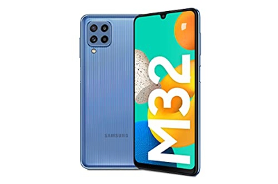 Samsung Smartphone Galaxy M32 con Pantalla Infinity-U FHD sAMOLED de 6,4 Pulgadas, 6 GB de RAM y 128 GB de Memoria Interna Ampliable, Batería de 5000 