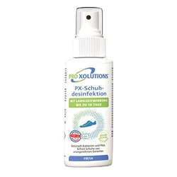 PX Schuhdesinfektion- Desinfektions-Spray mit Langzeitwirkung gegen Fusspilz, Nagelpilz & Bakterien (1 x 125ml) características