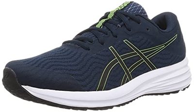 Asics Patriot 12, Zapatillas para Correr Hombre, French Blue/Black, 44 EU