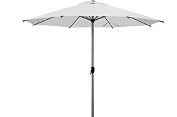 SORARA Lyon Sombrilla Jardin - Blanco- Ø 300 cm - Inclinable precio