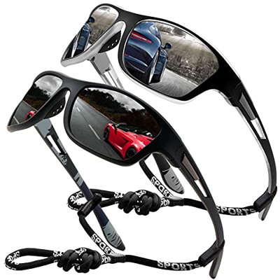 Perfectmiaoxuan Gafas de sol polarizadas para hombre mujer/Golf de pesca fresco Ciclismo El golf Conducción Pescar Alpinismo Deportes al aire libre Ga