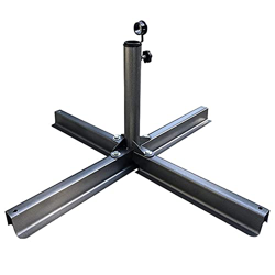YRCWZF Soporte Sombrilla Jardin Extraible Metal, Orificio Central Ajustable, Base Sombrilla Jardin Duradera Cruz Gruesa, para Sombrilla Playa Patio en oferta