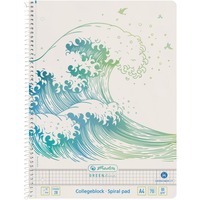 GREENline cuaderno y block A4 70 hojas Blanco, Bloque de Colegio