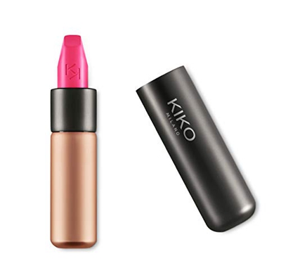 Kiko Milano Velvet Passion Matte Lipstick 307 Barra de Labios de Color Mate, Cyclamen Pink