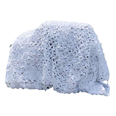X1NGFU Red de Camuflaje Blanca,Red de Camuflaje Protección Solar,Red de Sombra de Jardín,Caza de Red de Camuflaje,Blanca Sombrilla para Patio,para Tir