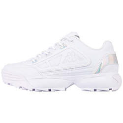 Kappa Rave GC Women, Zapatillas para Correr de Carretera Unisex Adulto, 1010 White, 38 EU en oferta