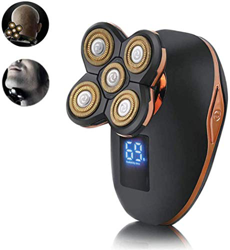 Afeitadora Electrica Hombre, Afeitadora de Cabeza Calva Masculina, Impermeable, Cinco Cabezas Flotantes, Adecuados Para Hombres características